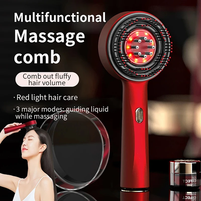 Hair Care Growth - Pettine Massaggiante Elettrico a Vibrazione, Spazzola