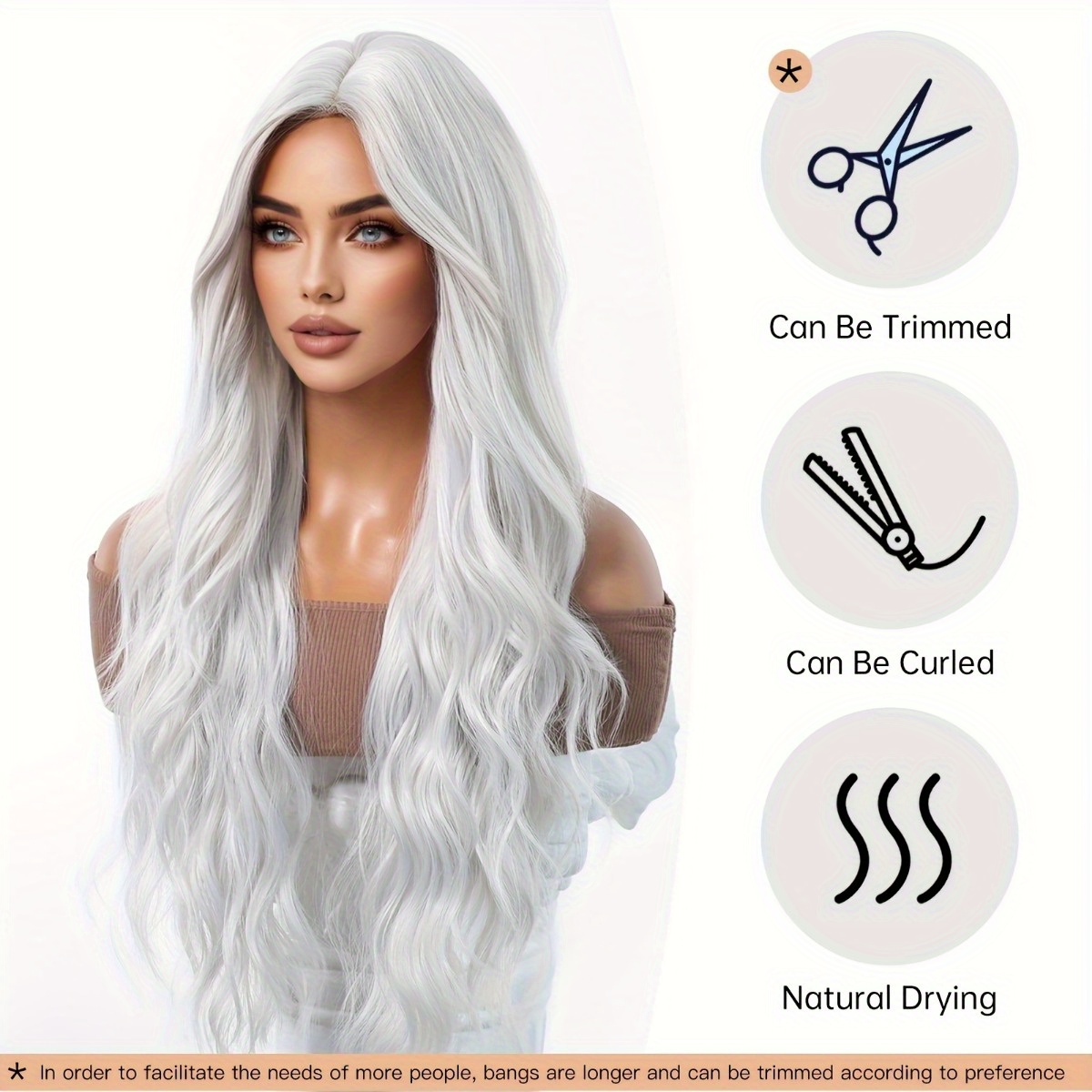 Hair Care Nature - Parrucca in fibra sintetica di marca
