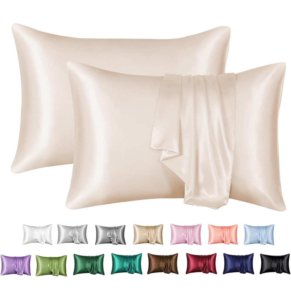 Satin Pillowcase Silk - Confezione da 2 federe in raso