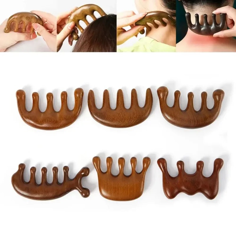Detangling Wide Comb - Pettine per massaggio Gua Sha a