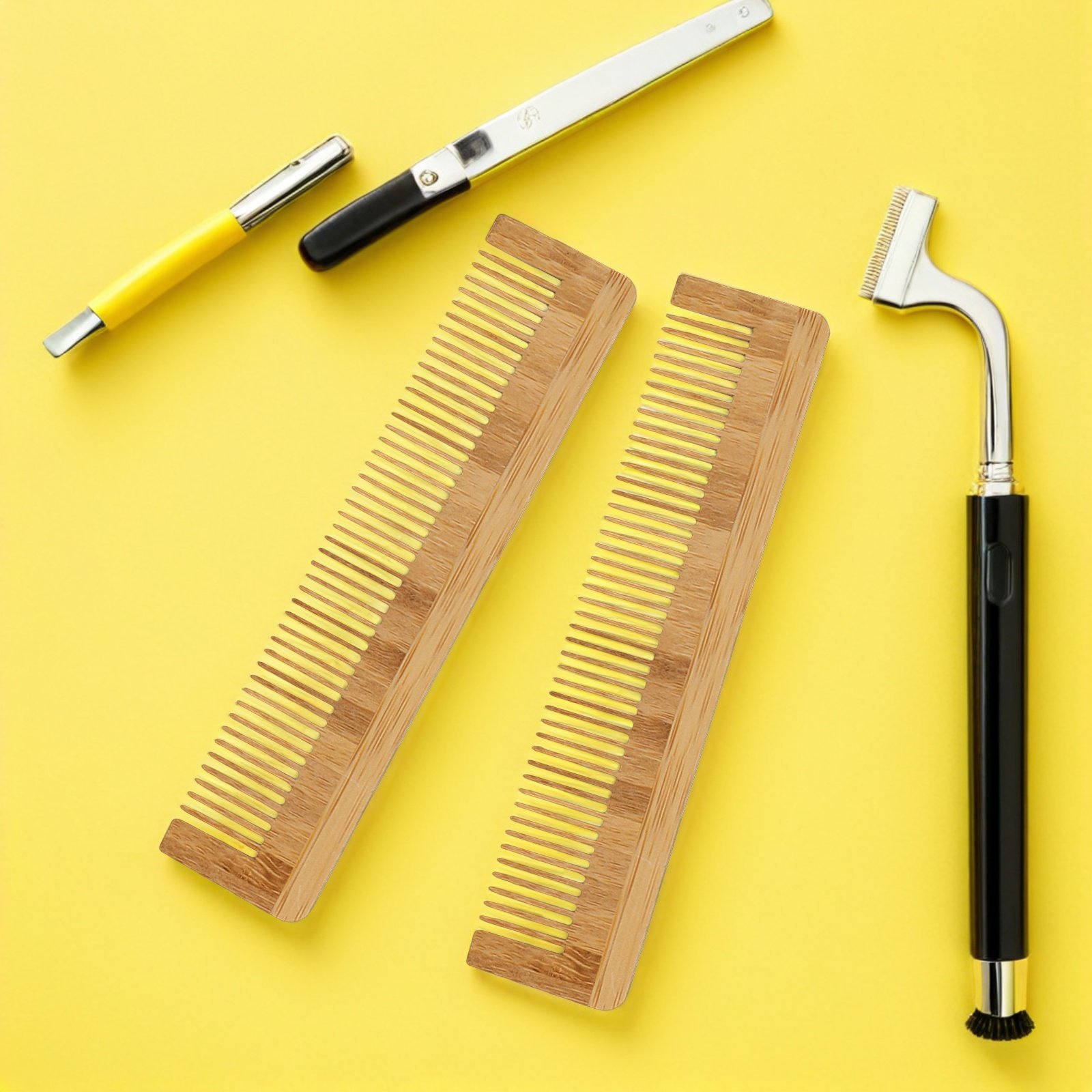 Detangling Wide Comb - Set di 12 Pettini in Legno