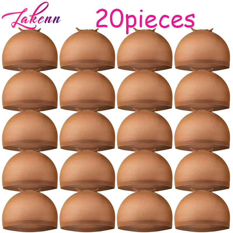 Wig Cap Stocking - Cappuccio per parrucca marrone scuro per