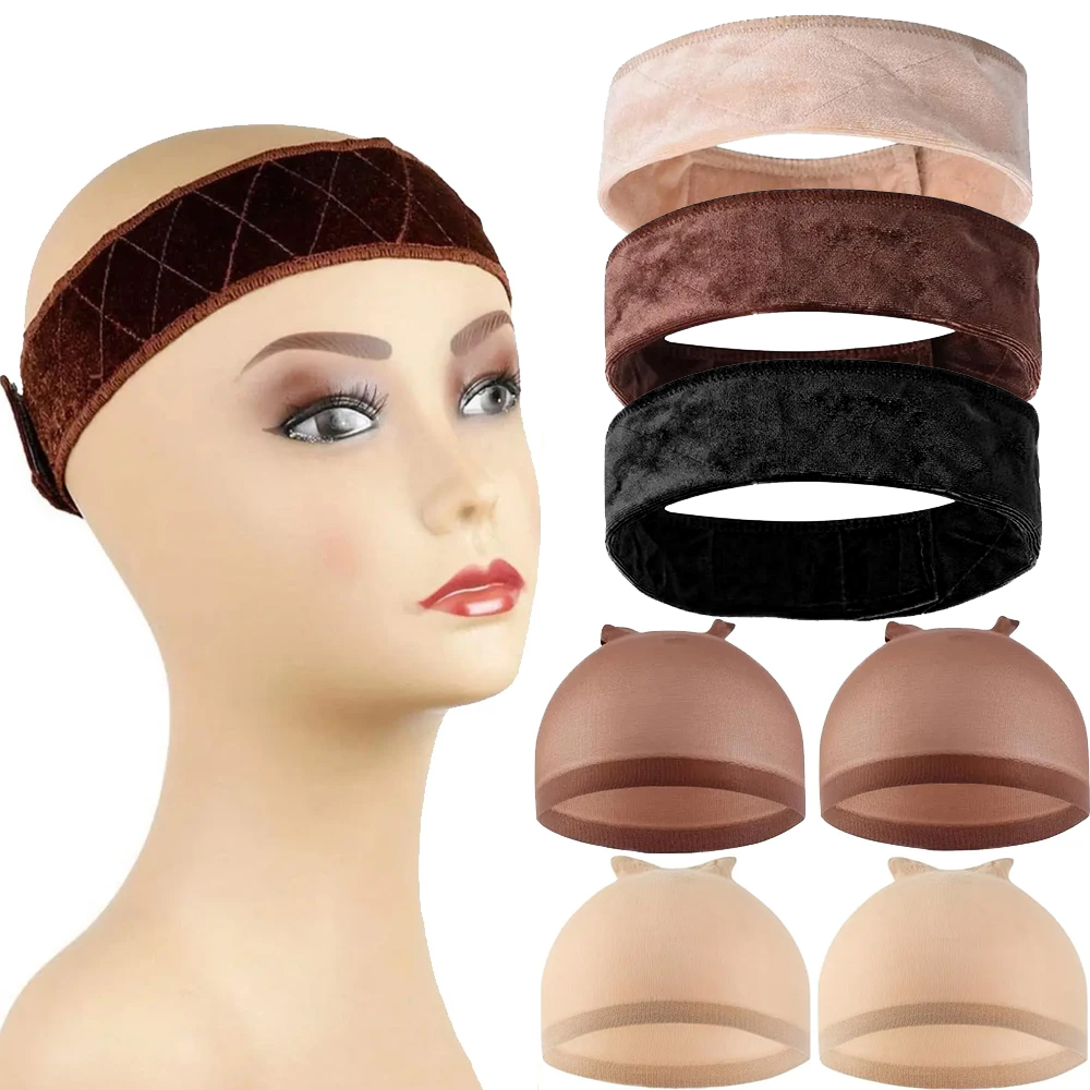 Wig Cap Stocking - Fasce per parrucca e cappucci per
