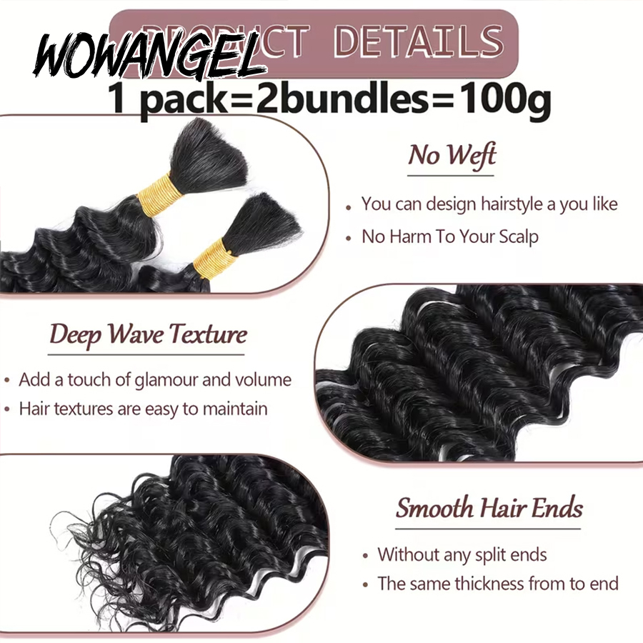 Boho Trecce Capelli Umani Bulk - Hair Care For Wavy Hair recensione e prezzo