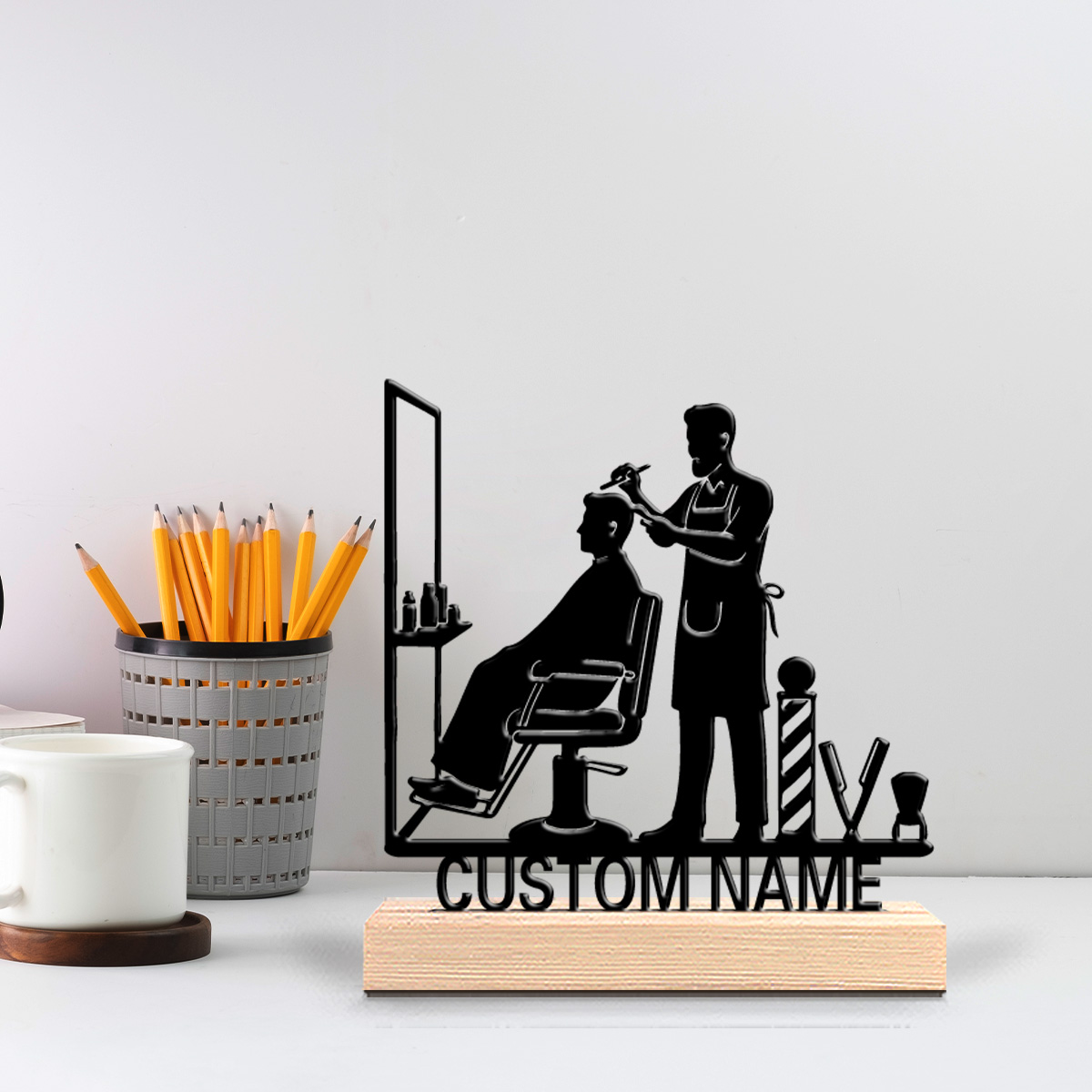 1 pezzo Decorazione da scrivan - Hair Care Barber recensione e prezzo