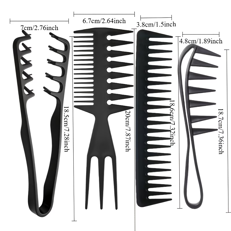 Set di 4 Pettini per Uomo, Pet - Detangling Wide Comb recensione e prezzo