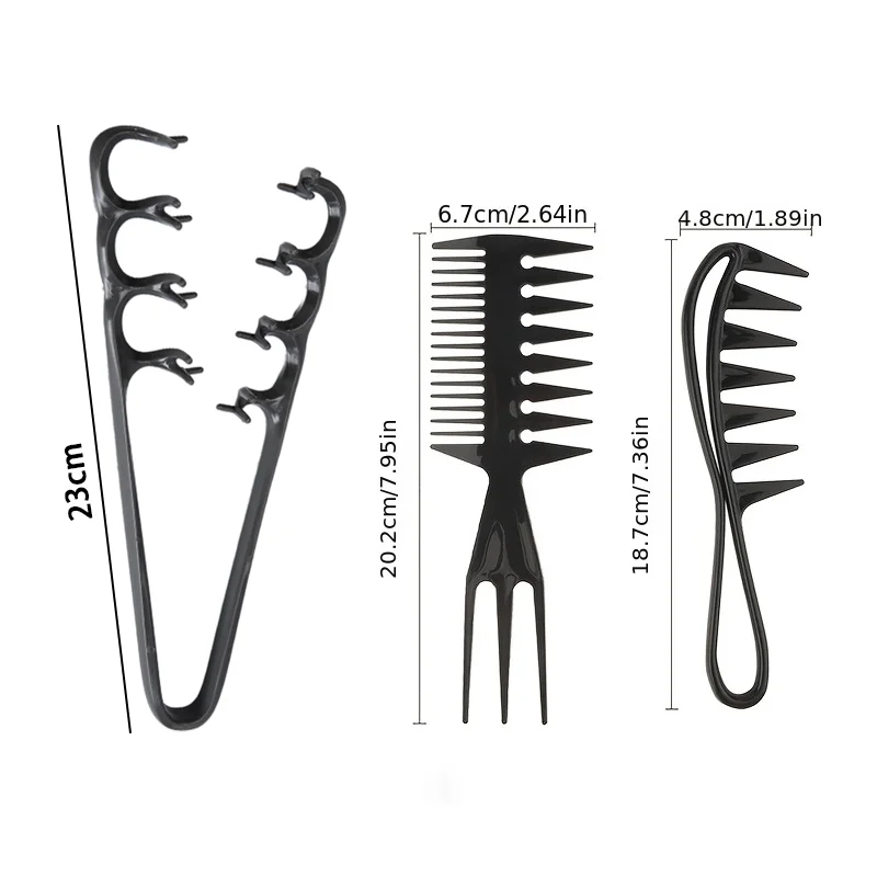 2/3 pezzi set di pettini volum - Detangling Wide Comb recensione e prezzo
