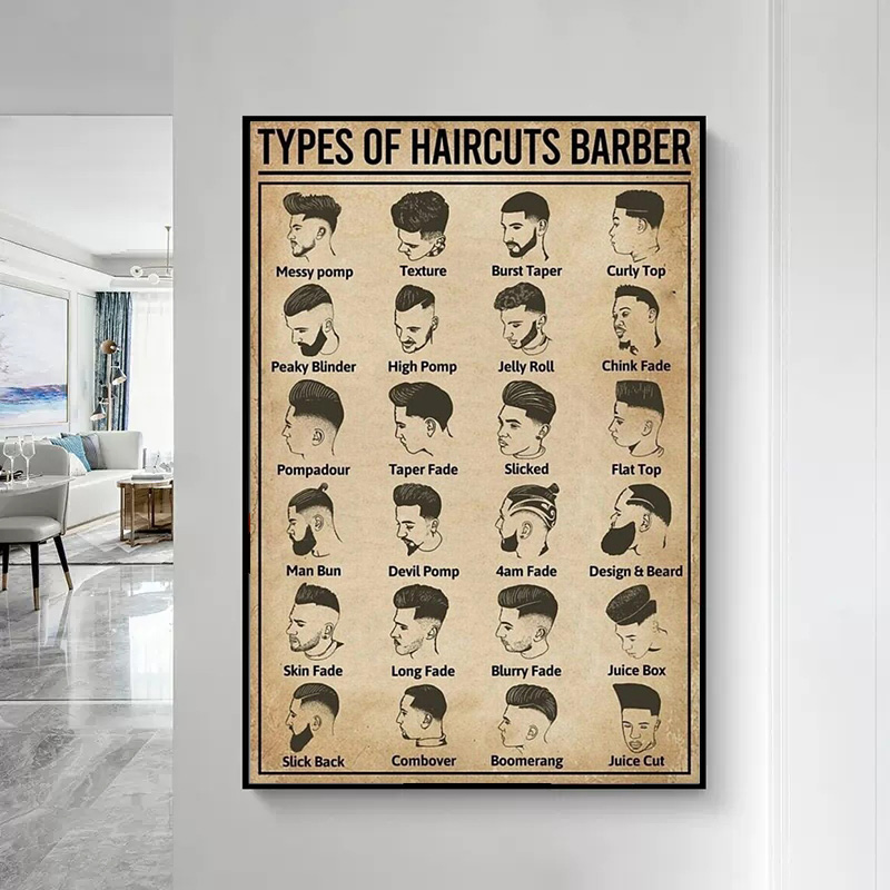 Poster e stampa su tela senza  - Hair Care Barber recensione e prezzo