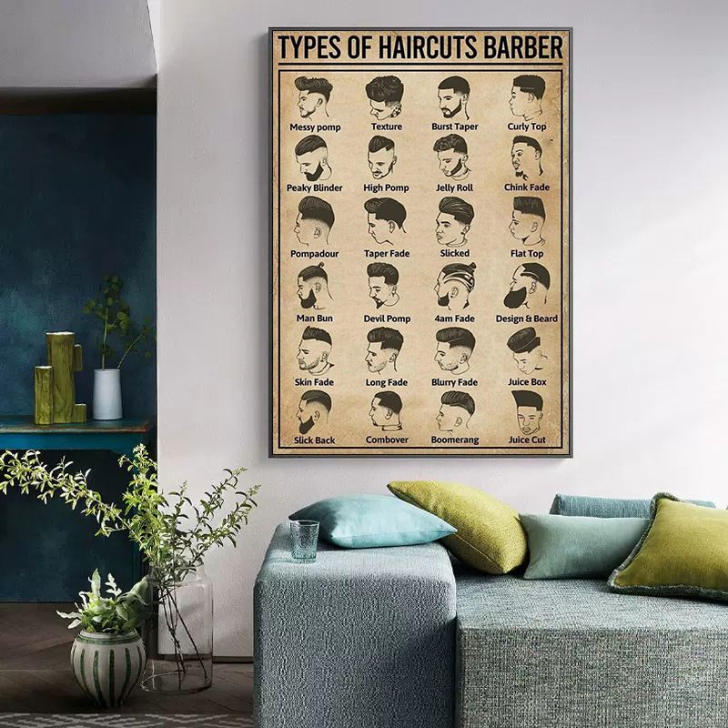 Poster e stampa su tela senza  - Hair Care Barber recensione e prezzo