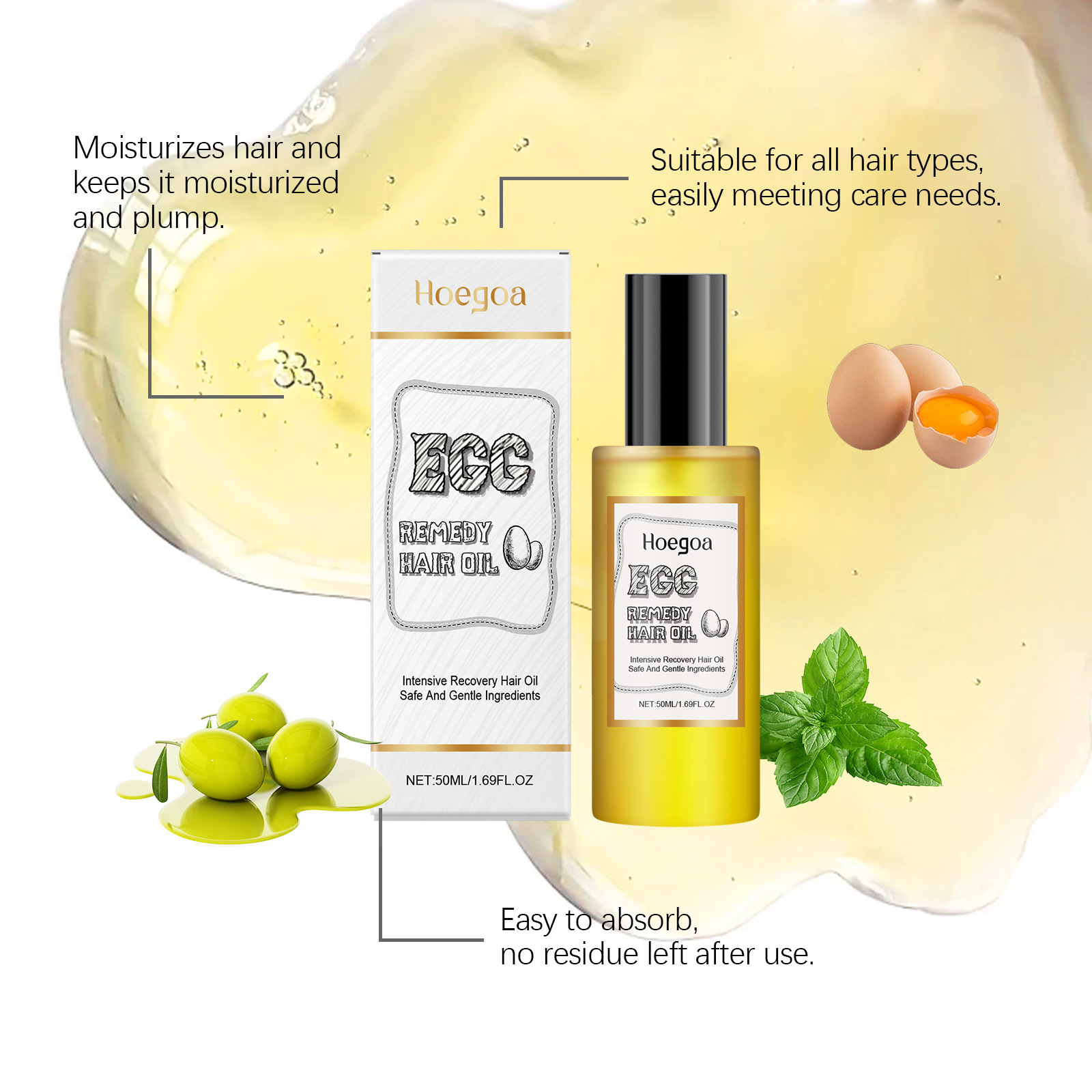 Remedia all'uovo Olio per cape - Hair Care Nature recensione e prezzo