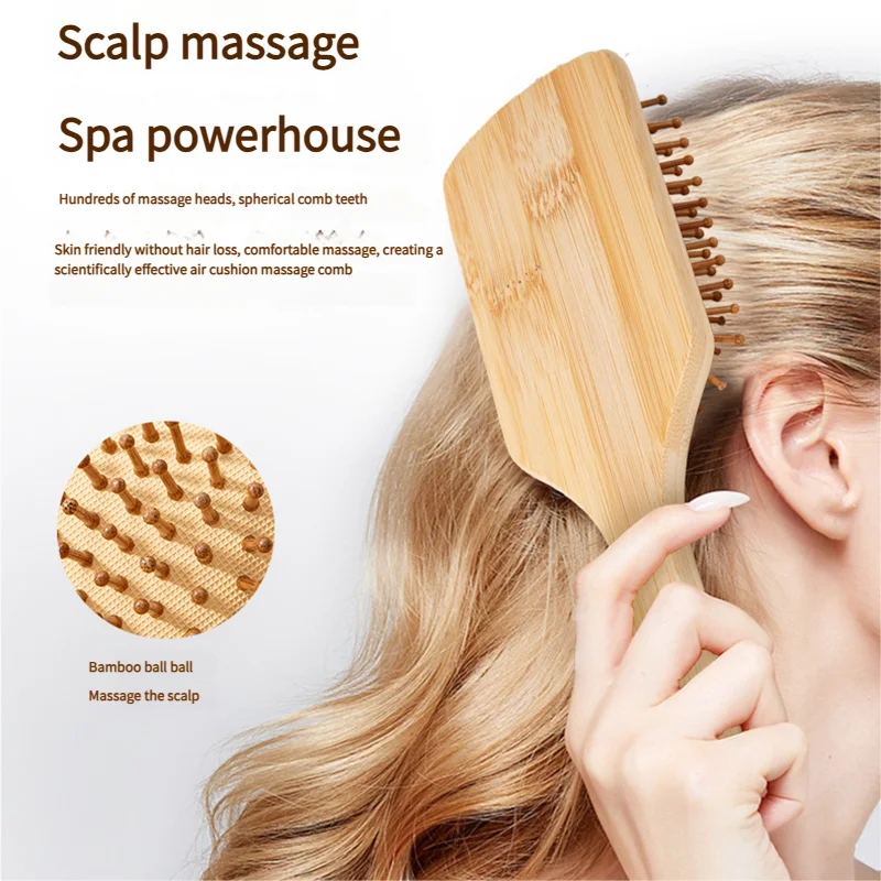 Spazzola per capelli in bambù  - Detangling Wide Comb recensione e prezzo