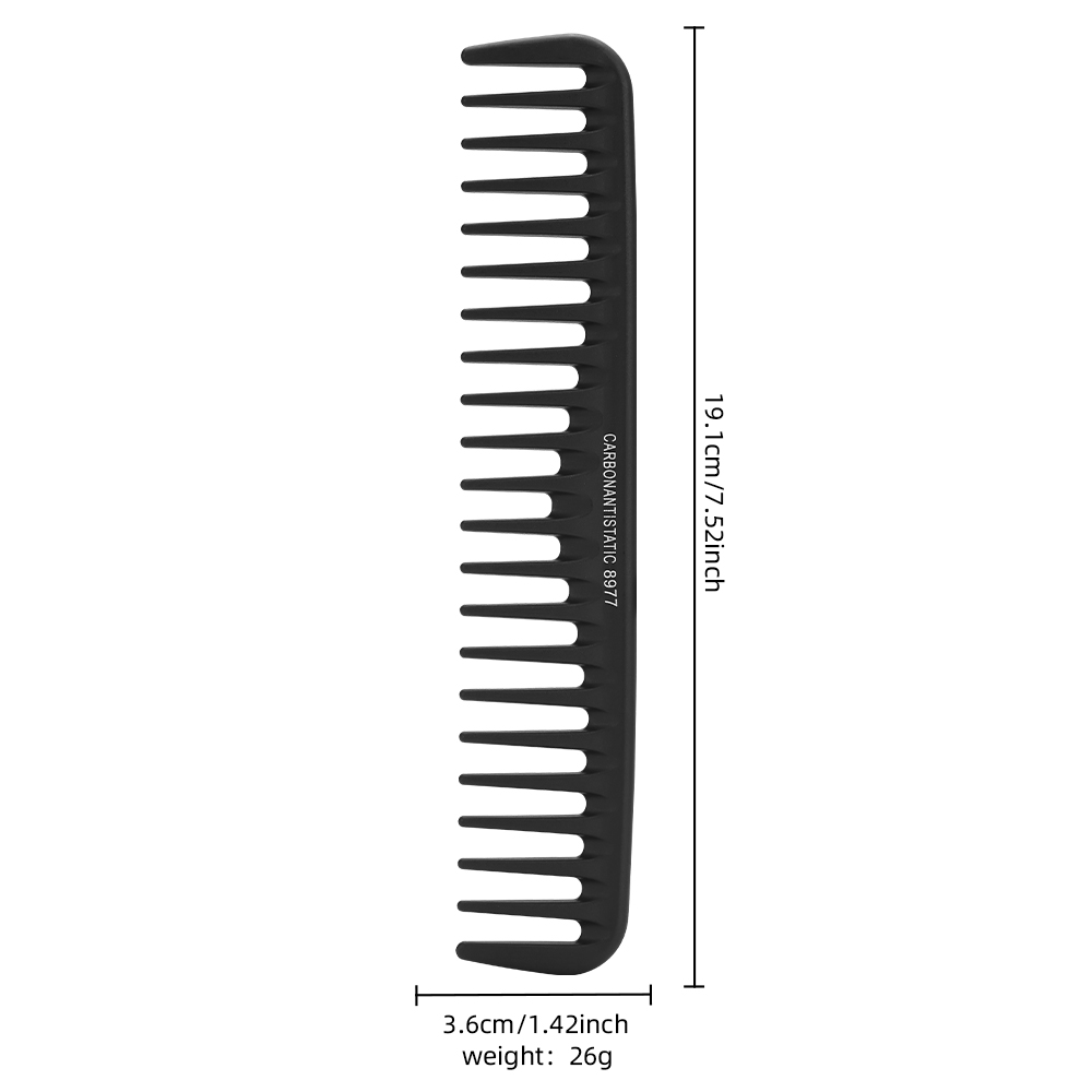 Pettine Nero a Denti Larghi pe - Detangling Wide Comb recensione e prezzo