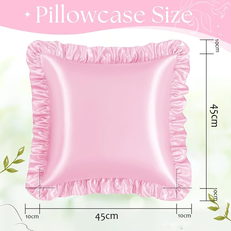 2 Federe in Raso con Volant pe - Satin Pillowcase Silk recensione e prezzo